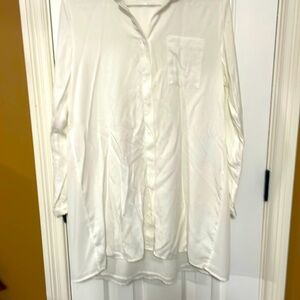 Cream button down size M